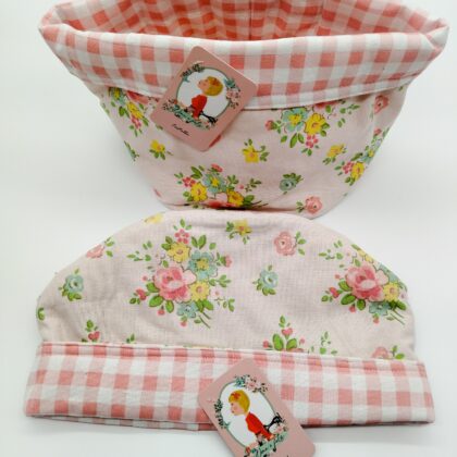 Cesta panera de patchwork