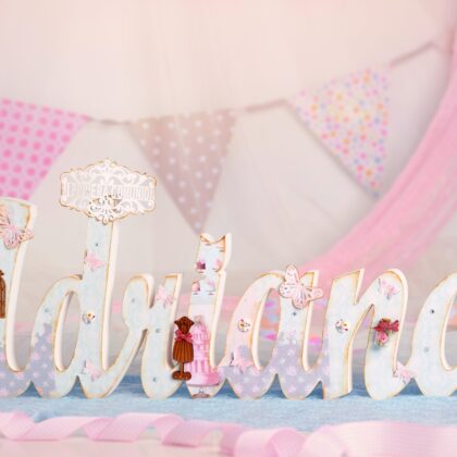 Scrap nombres y letras personalizadas